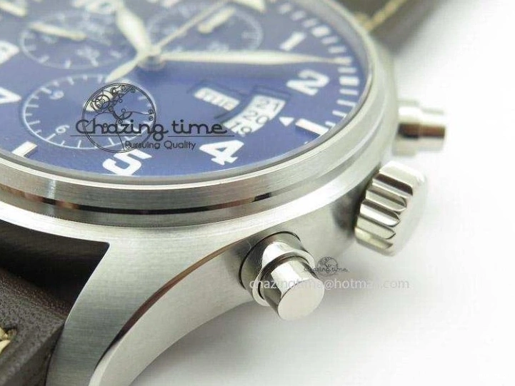 MIROTIME 0508 Pilot Chrono 377706 “Le Petit Prince” V6F Best Edition Blue Dial on Brown Leather Strap A Colorful 7387